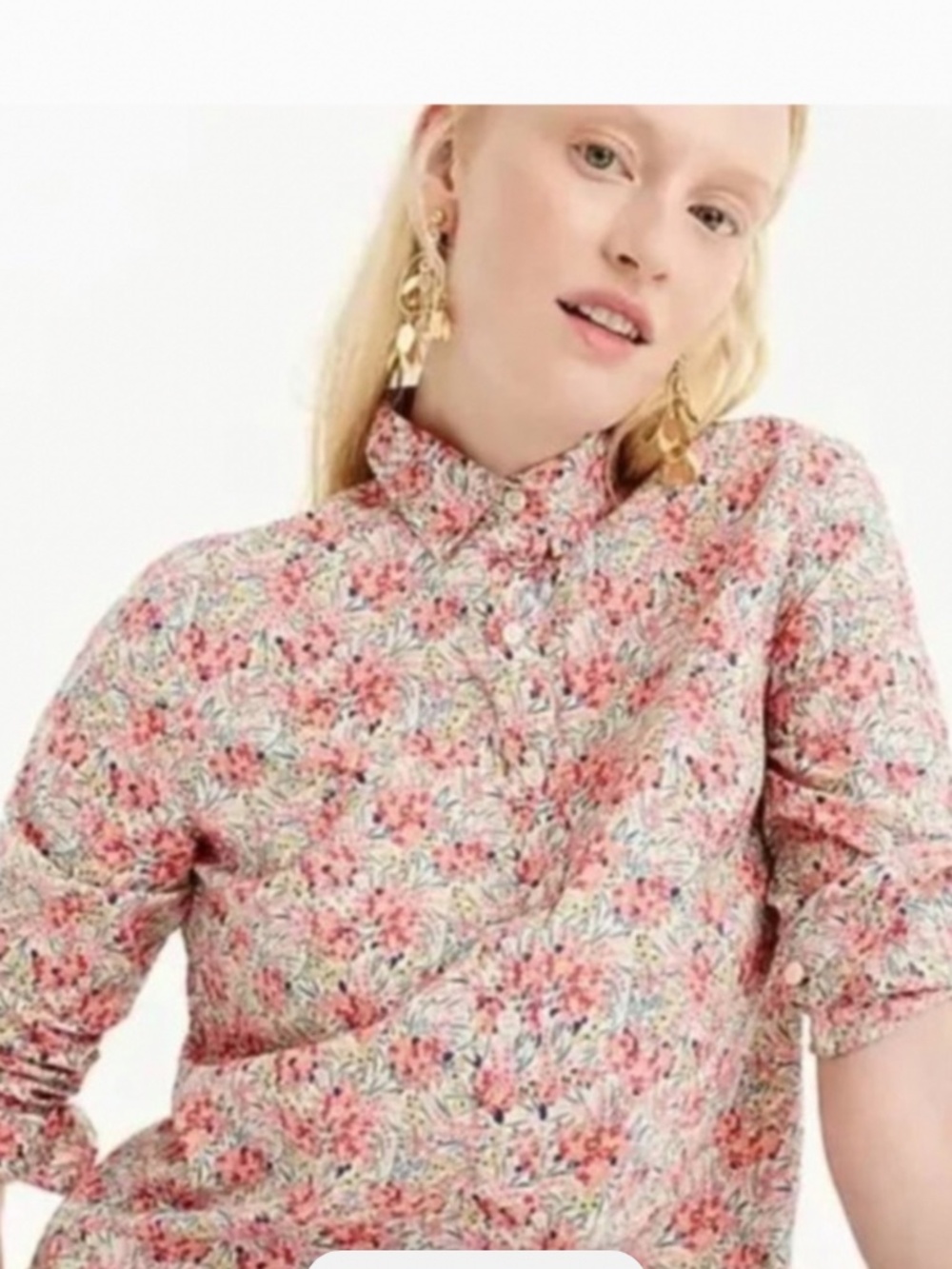 🩷 gorgeous Liberty of London x J.Crew popover floral shirt 🩷